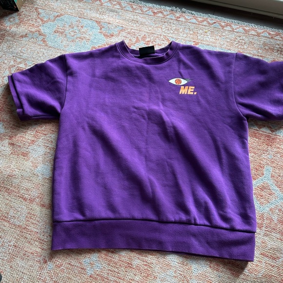ME. Melody Ehsani x Foot Locker Purple Sweatshirt crewneck size medium - Picture 5 of 7